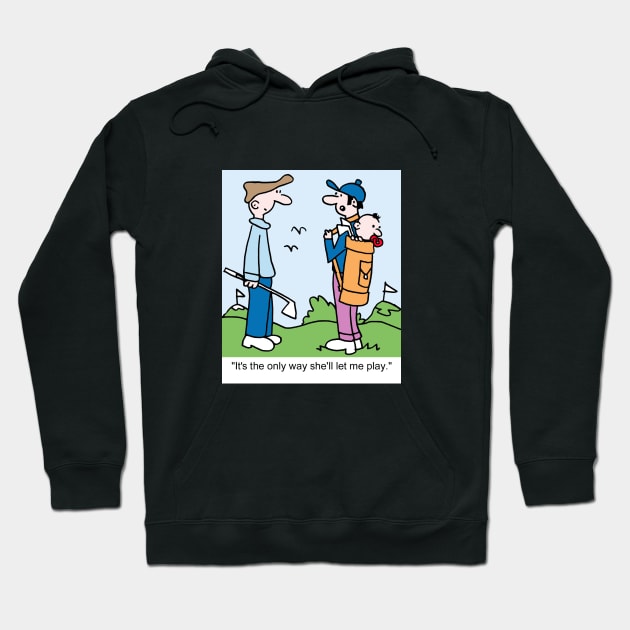 golf013 Hoodie by Cheeky Greetings